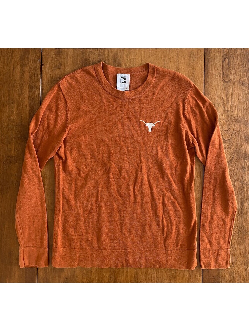 FAIRWAY FASHION UNIVERSITY OF TEXAS LONGHORNS SWEATER Crewneck ORANGE Large